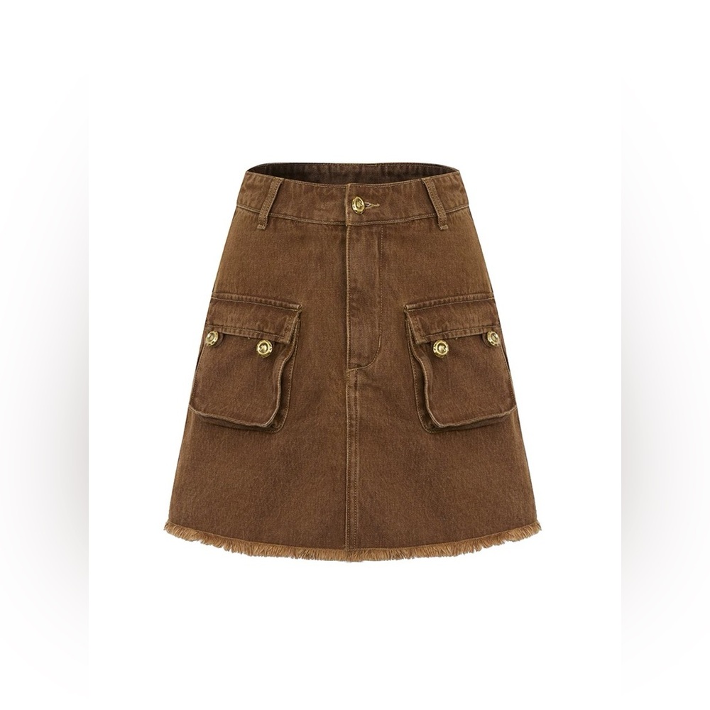 Special Design Denim Mini Skirt